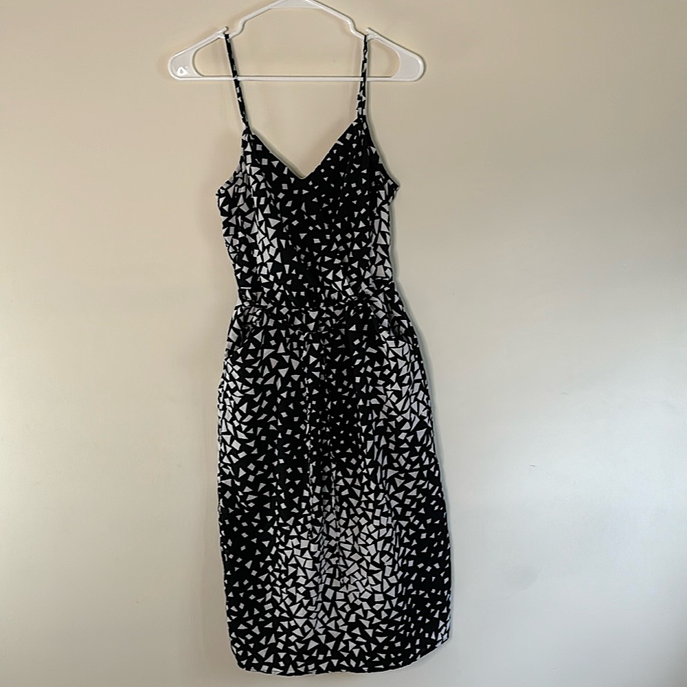 Black and white summer dress